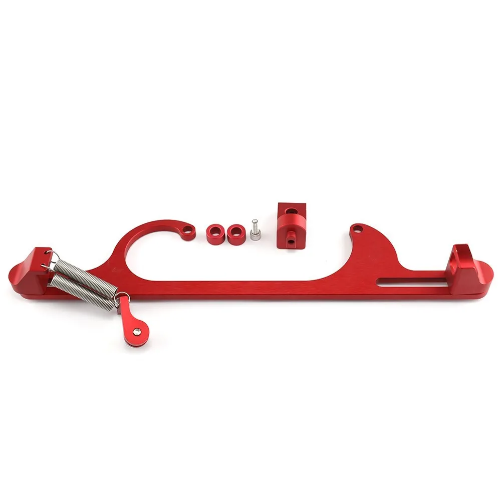 1 pc 4150 e 4160 boleto de alumínio suporte do cabo do acelerador para ford cabido rápido combustível carburador 350 ff