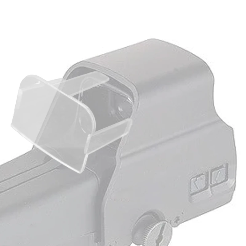 Clear Plastic Holographics Sight Scope Cover Hunting Scope Sight Lens Protectors Cover for 551 552 553 Easily Install