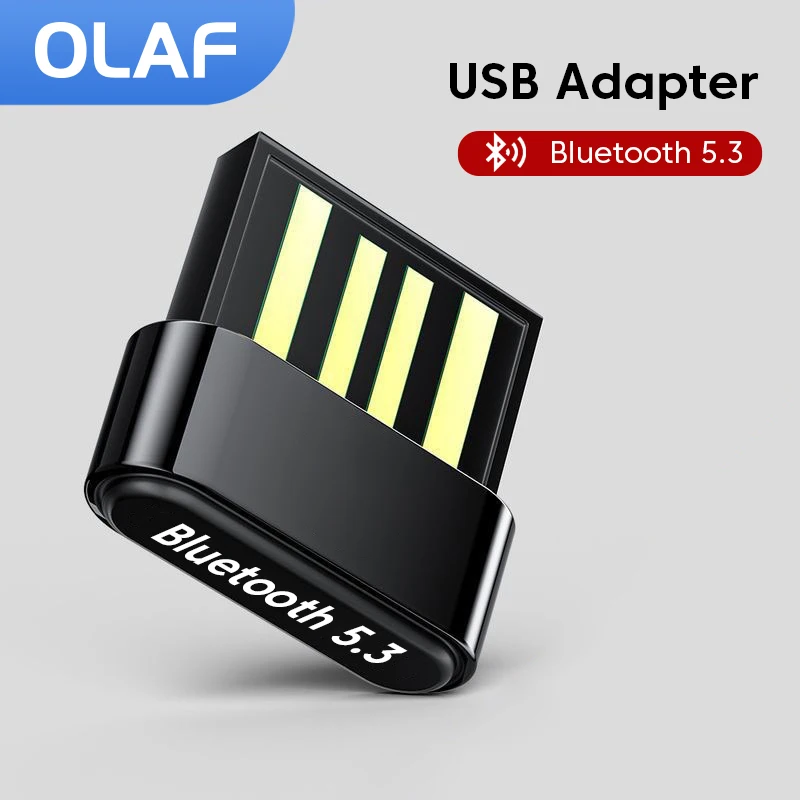 

USB Bluetooth Adapter Music Audio Transmitter&Receiver Laptop Transmitter for PC Wireless Mouse Music Dongle Apt-X Bluetooth 5.3