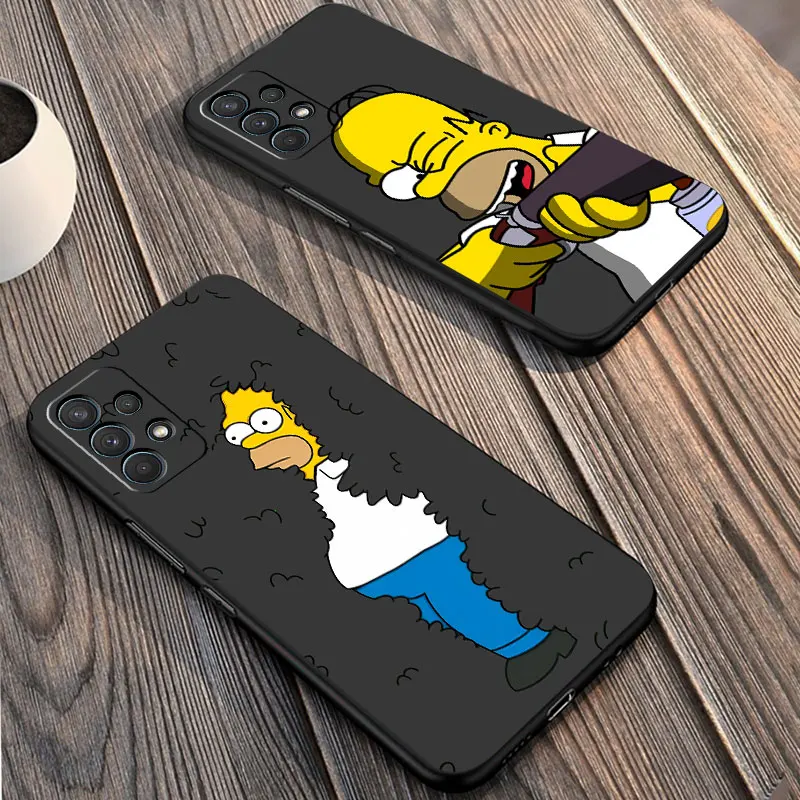 phone Cases for Samsung A55 A22 A14 5G case A12 A35 A54 A73 A70s A15 A24 4G funda Antiscratch cover Homer Jay The Simpsons Cool