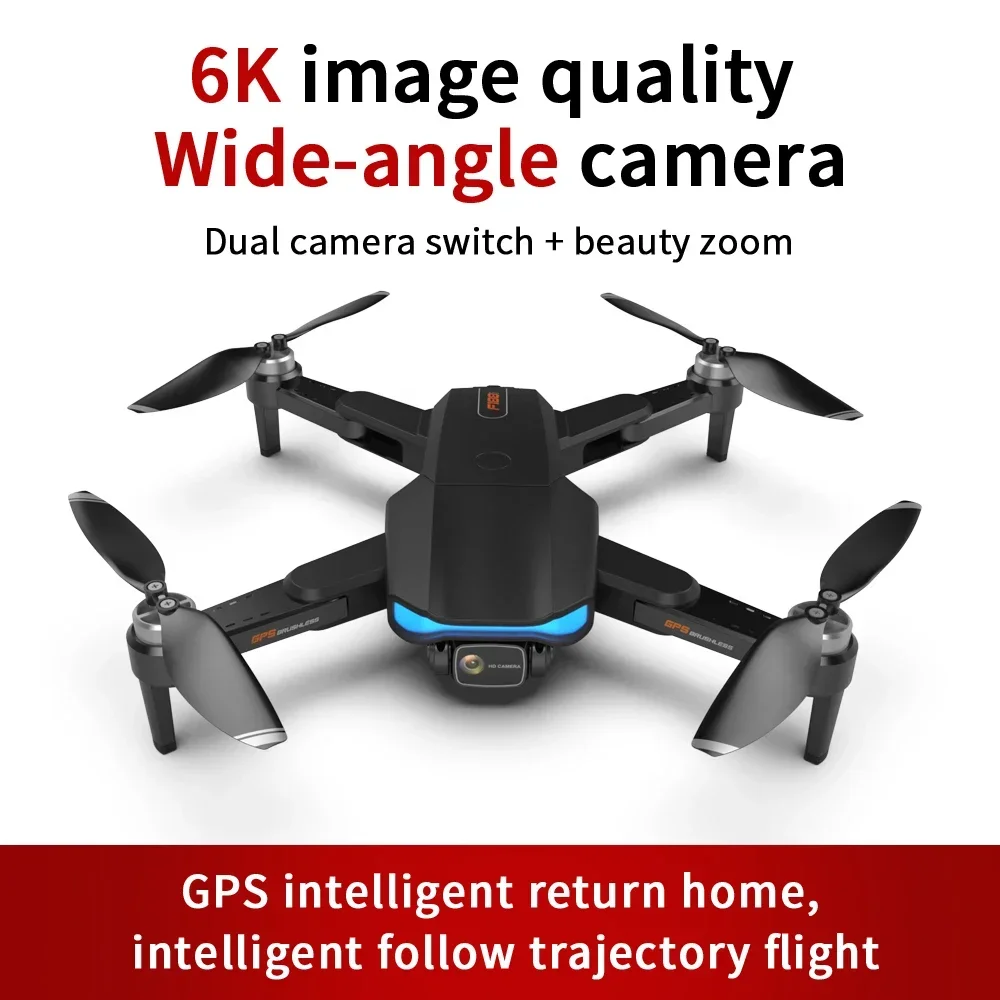 

New GPS Drone with 8K 4K HD Camera Obstacle Avoidance RC Dron WiFi FPV Brushless Foldable RC Quadcopter Toys Gifts 4DRC