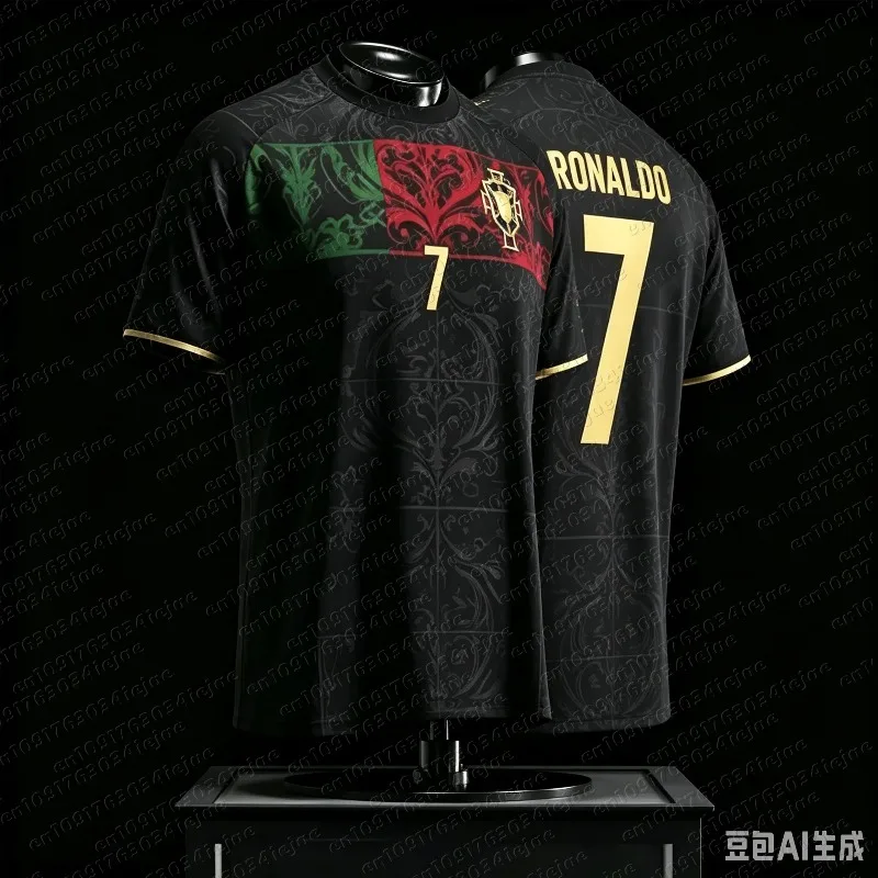 2026 Neue Gedenkausgabe Trikot_T-Shirt – Portugal Team Herren/Damen/Kinder Sport- und Freizeitmode-Oberteile