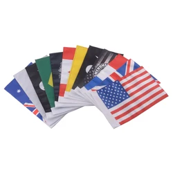 Bandera personalizada Universal para motocicleta, Bandera de 6,7x11,4 pulgadas para Honda, Yamaha, Suzuki, Victory, Harley