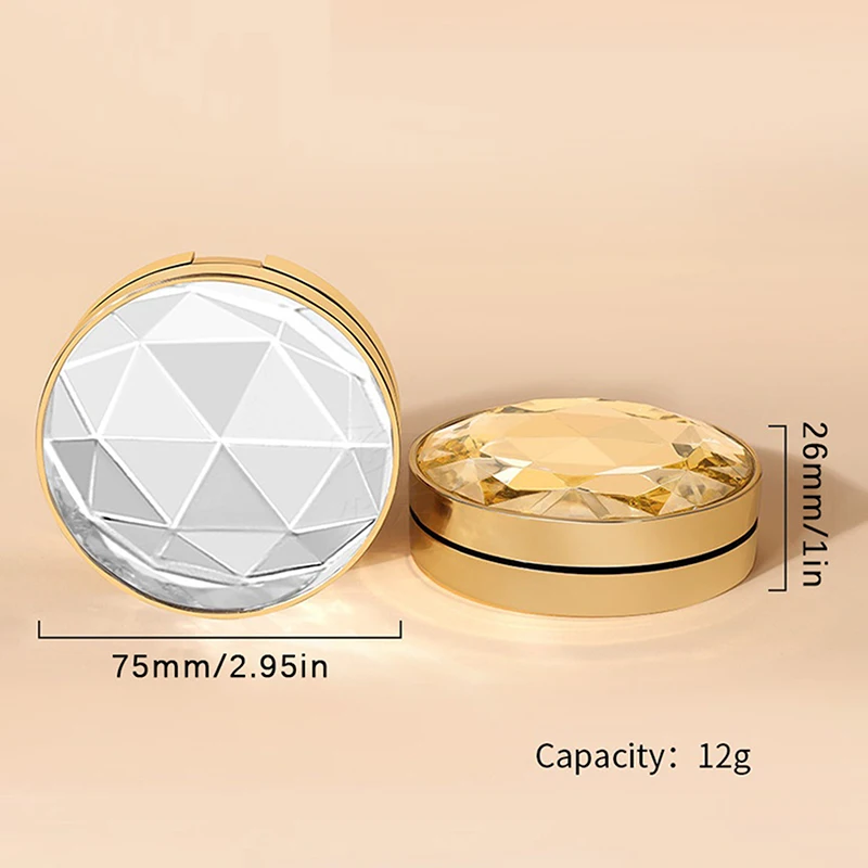 Specchio contenitore per trucco cosmetico portatile con cuscino d'aria vuoto da 12 g per fondotinta BB Cream
