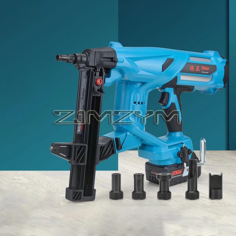 Nail Gun Cordless Lithium Battery Electric Drive Steel Nail Gun Fastening Tool