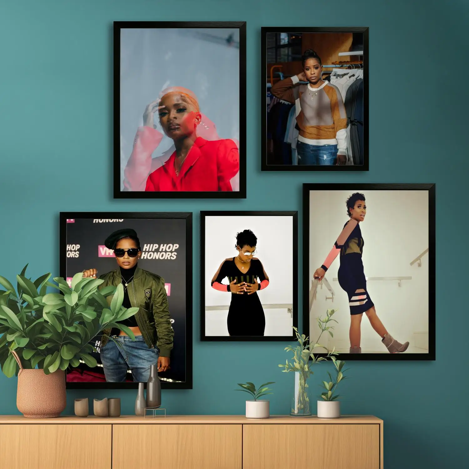 Póster artístico en lienzo de Dej Loaf e arte de pared, impresión de imágenes, decoración moderna para dormitorio familiar, pintura decorativa