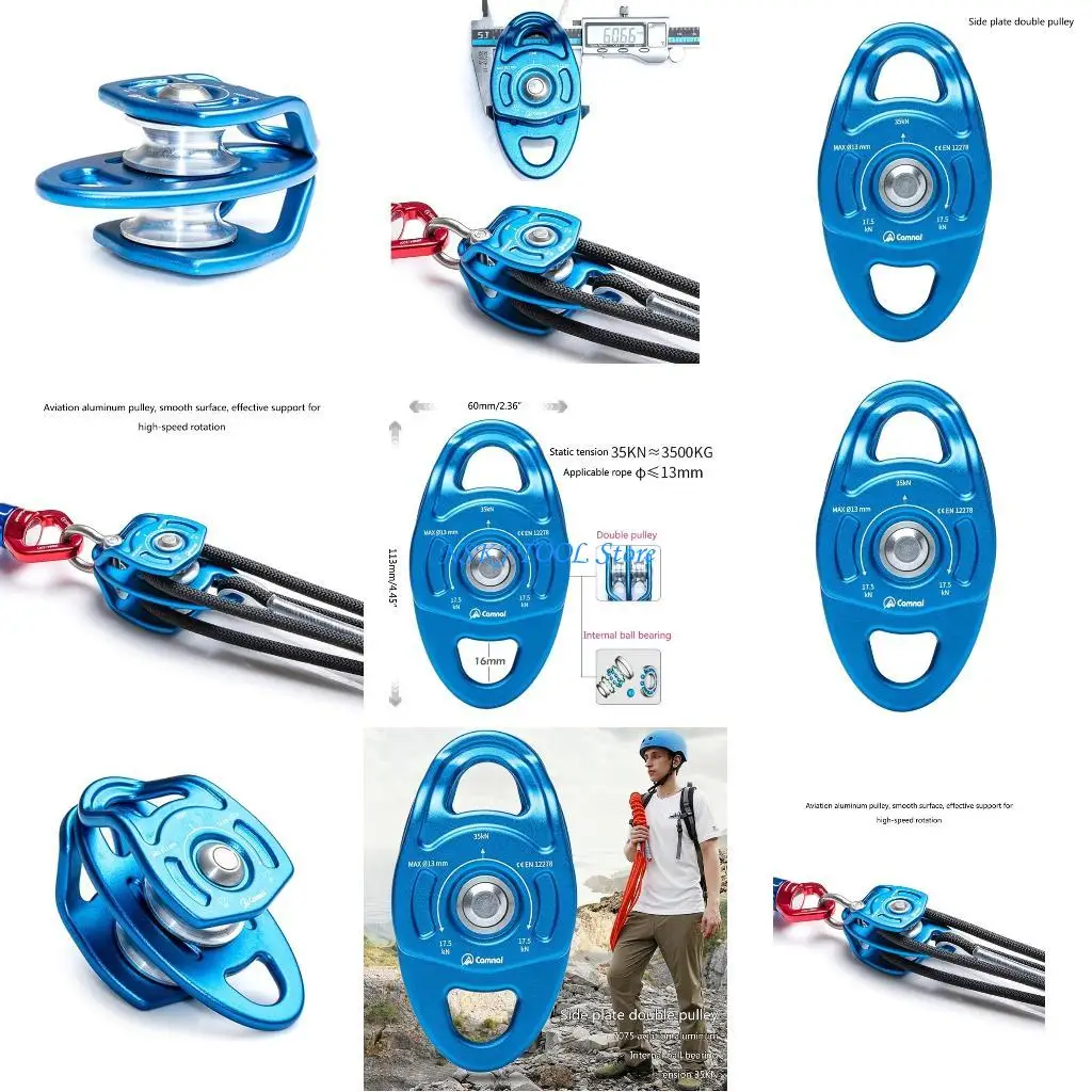 

L8RC Versatile Outdoor Climbing Pulley for Climbing, Ziplining, and Missions