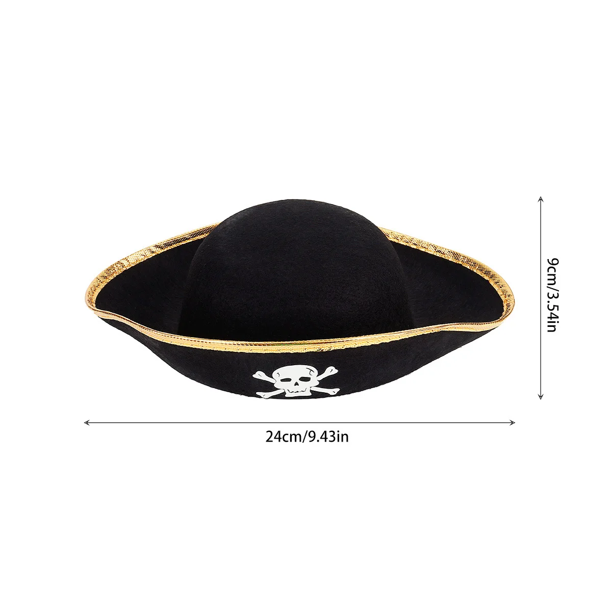 3Pcs Halloween Pirate Suit Fashion Caribbean Costume Accessory Set Party Cosplay Props Pirate Costume Set