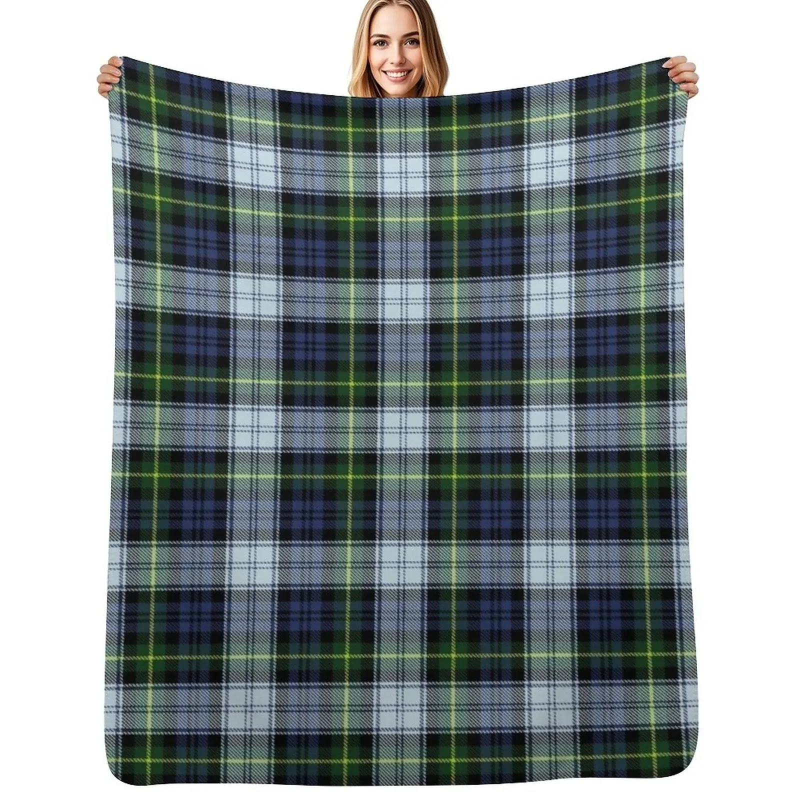 

Gordon Dress Original Tartan Throw Blanket For Sofa Thin Decorative Sofas Custom blankets ands Blanket