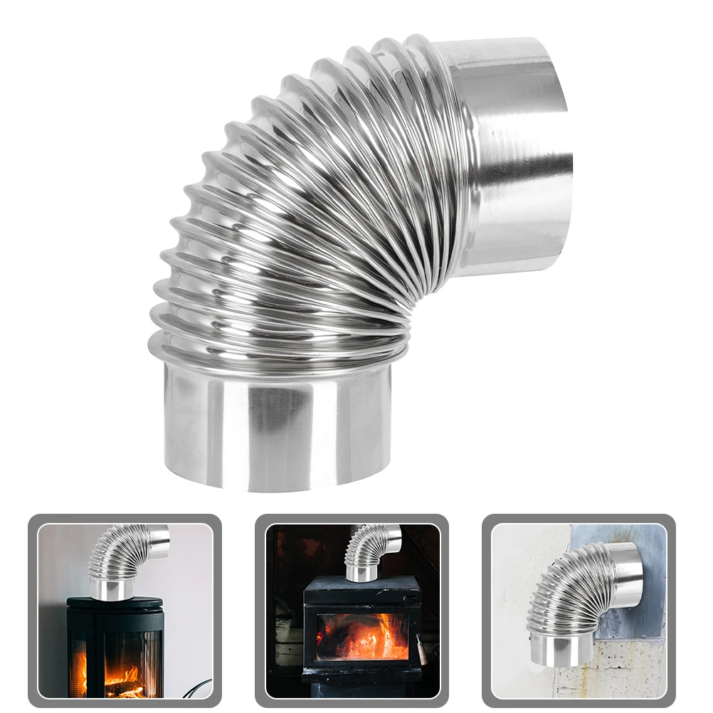 

2 шт., комплект труб для печи для палатки, диаметр 6 см, удлинительная трубка дымохода для кемпинга, дровяная печь, выхлопная труба, универсальное применение