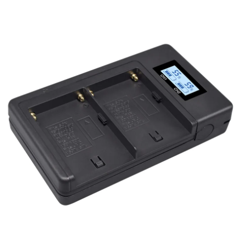 Retail NP-F970 Digital Battery Charger For Sony Camera F750 F990 Fill Light 2500C Charger