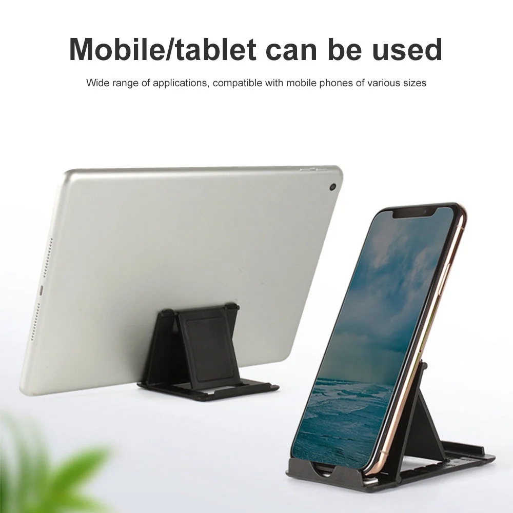 Universal Foldable Desk Cellphone Holder Mount Stand for Tablet iPad mini Mobile Phone iPhone Samsung Adjustable Desktop Bracket