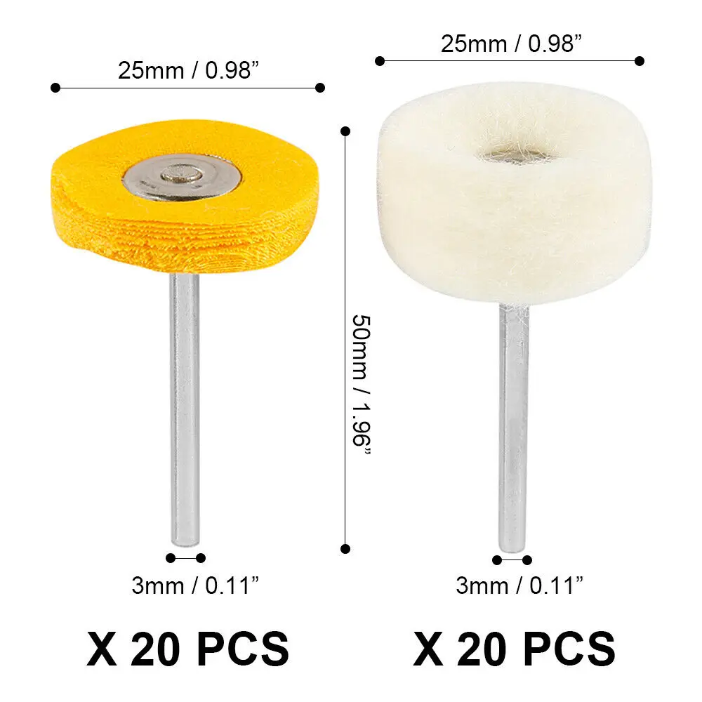 

Изящный дизайн сочетается с функциональностью: 40 шт. полировальных кругов и буферных подушечек, разработанных для оптимальной работы с различными поверхностями.