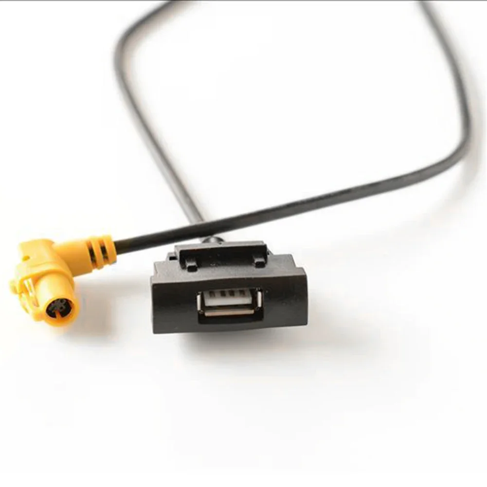 Car USB Plug Adapter Car Interface Cable Charging Front Interface Interior Accessories Replacement USB Connector Car Accessories