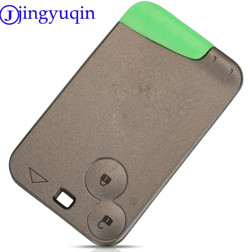 jingyuqin Remote 2 Buttons protective Case key shell Cover For Renault Laguna Espace Smart Card With Blade