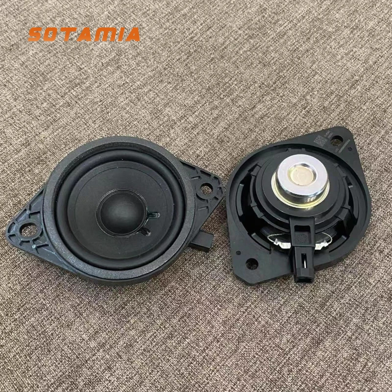 SOTAMIA 2PCS 3.5 Inch Car Midrange Speaker 4 Ohms 20 Watts Car Dashboard Car Audio Clean Clear and Transparent Sound