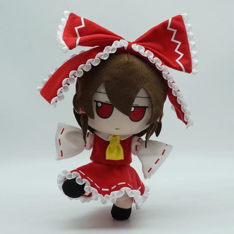 

Touhou Project Plush Doll Stuffed Toys Hakurei Reimu 24cm Cosplay Fumo PVC Bone Ver. for Gift