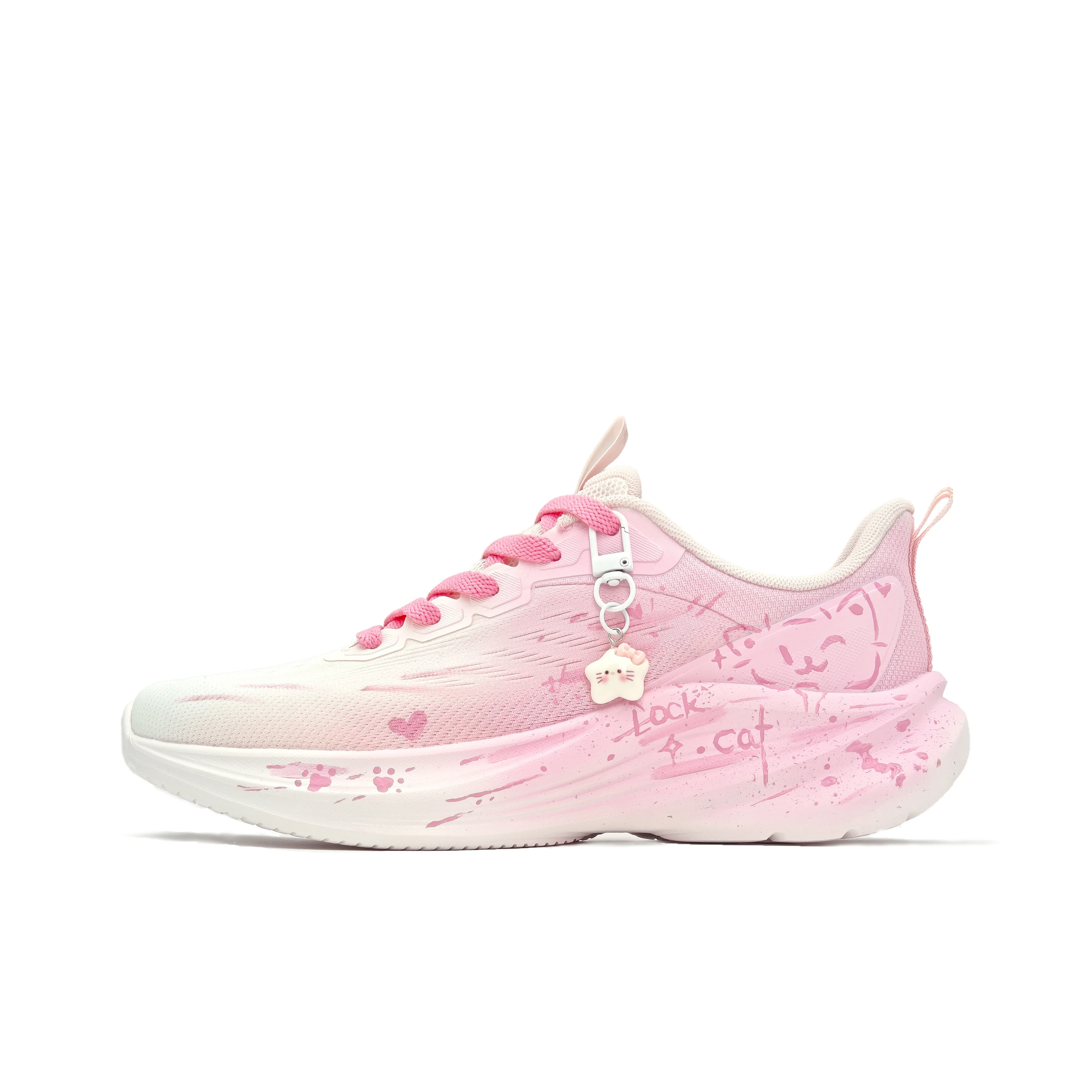 scarpe-da-corsa-li-ning-light-breeze-v3-da-donna-modello-low-top-bianche-e-rosa
