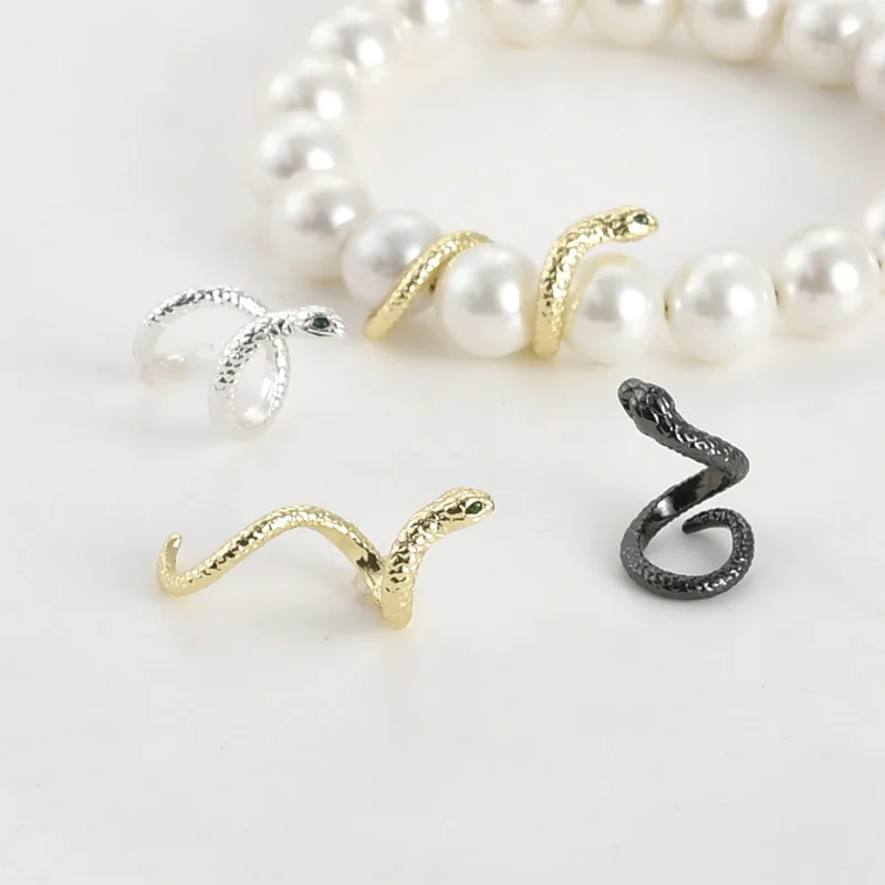 14k Real Gold Color Retention Serpentine Winding Bead Spacer DIY Handmade Bracelet Necklace Beaded Material Accessories