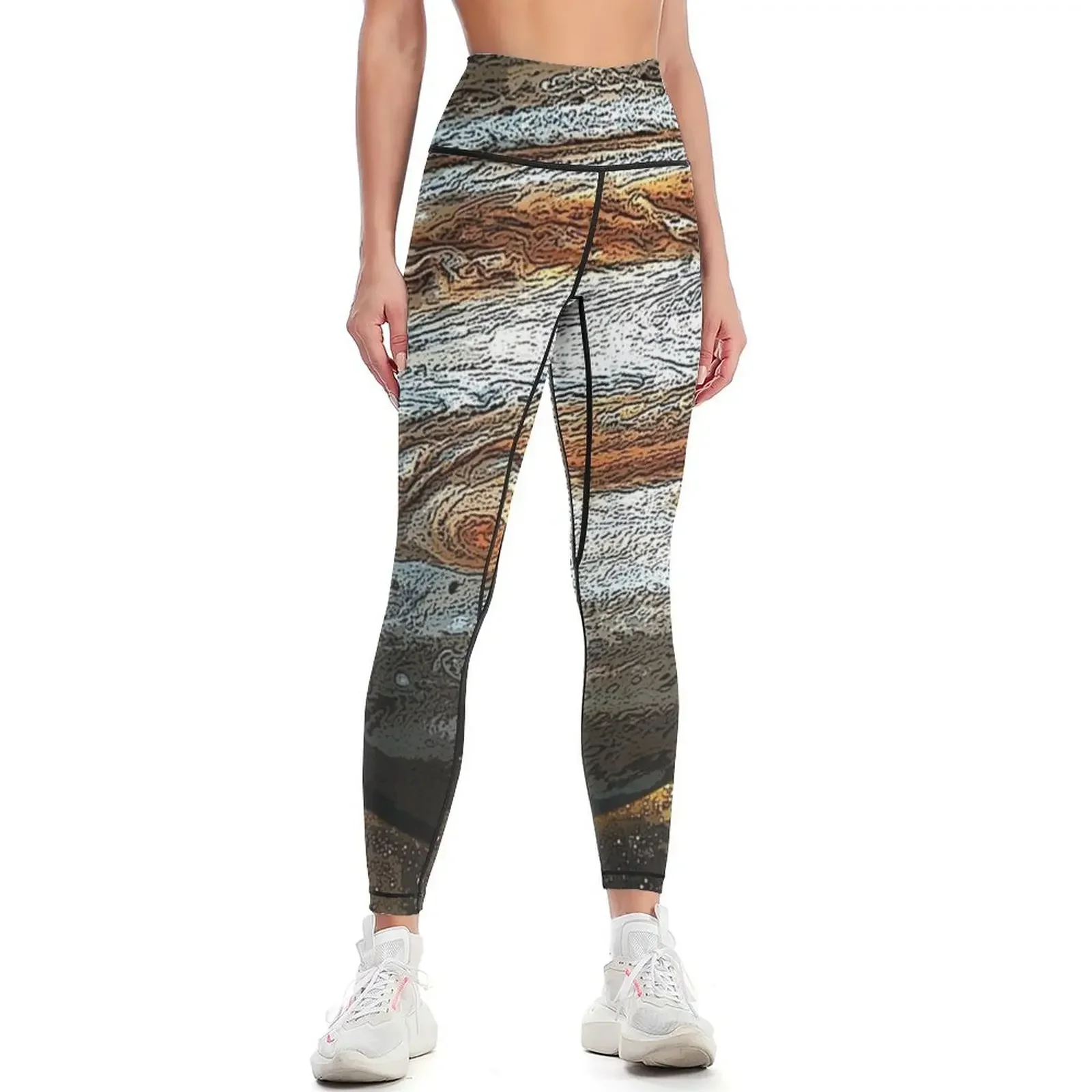 

Planet Jupiter in Space Leggings push up legging Golf wear Women's fitness sports woman gym Womens Leggings