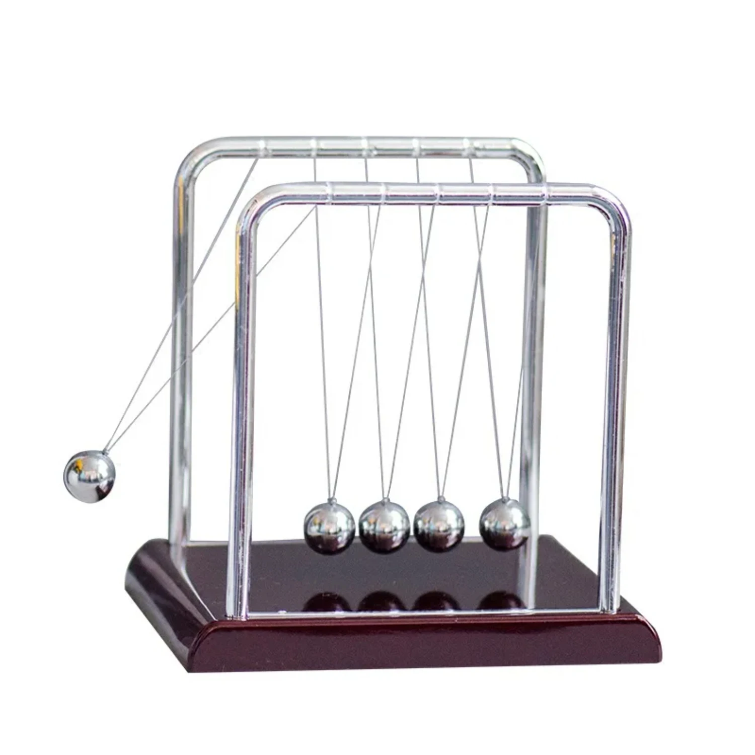 New Interesting Modern Newton's Pendulum Model Perpetual Motion Machine Balance Ball Decor for Office Tabletop