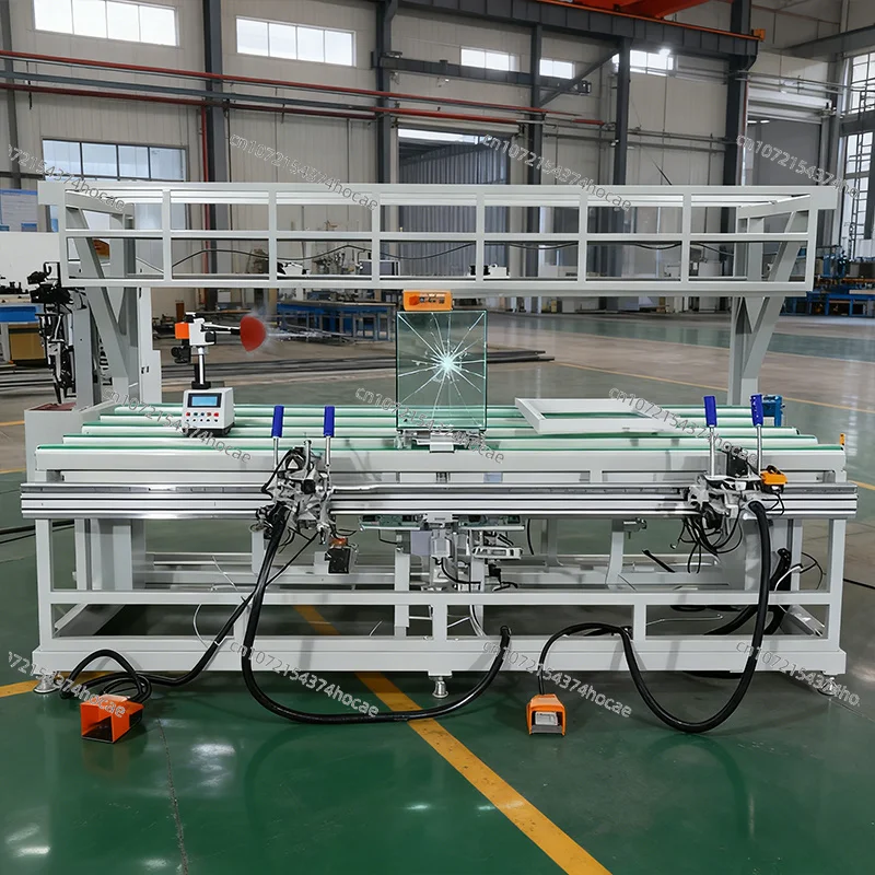 Multifunctional Door and Window Mechanical Hardware Assembly Table with Three-in-one Punching/DingTalk/milling Function