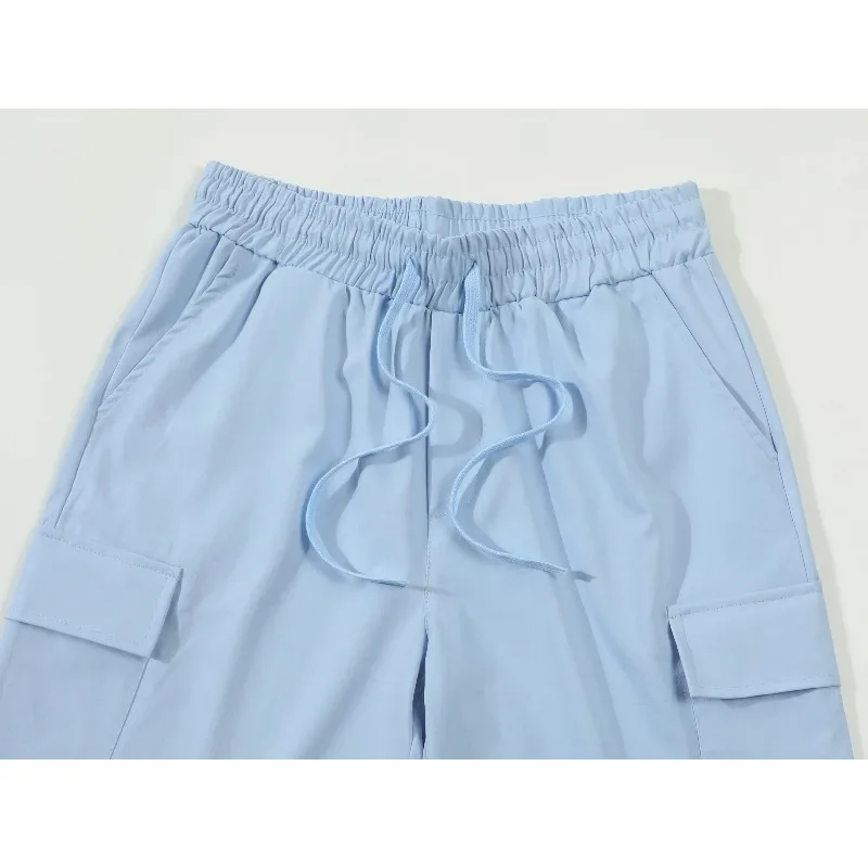 

Summer Quick-dry Casual Shorts Mens Cargo Work Shorts Running Jogging Sports Bottoms Nylon Rip-Stop Short Pants