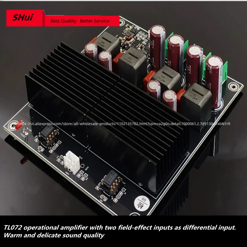 SAMP-200 dual-core TPA3255 fever 2-channel amplifier board 600W+600W new energy-saving version.