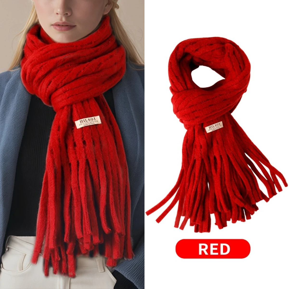

Autumn and winter women's scarf, soft and comfortable daily commuting outfit, an affordable and warm gift for family and friends