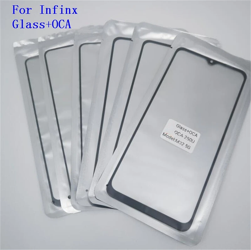 Touch Screen For Infinx X650 X652 X653 X655 X656 X657 X660 X680 X682 X683 X690 X692 LCD Front Glass with OCA Glue