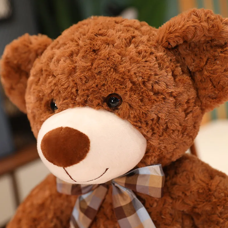 35/50/60CM Nette Klassische Teddybär Plüsch Spielzeug Kawaii Fliege Bär Plushie Kissen Gefüllte Weiche Puppen für Kinder Mädchen Liebhaber Geschenke – Detail 28