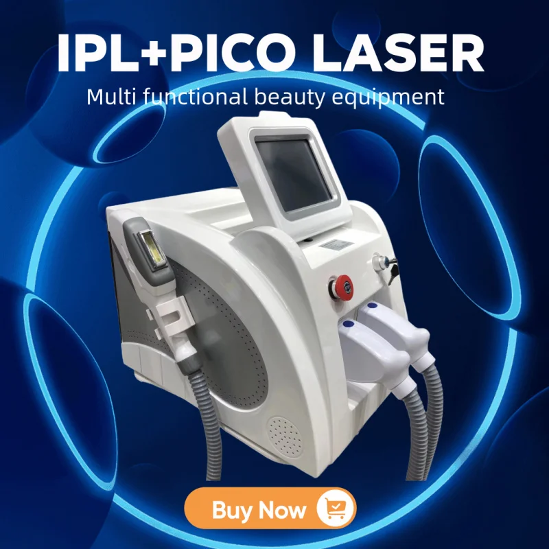 O multi dispositivo funcional portátil da remoção da tatuagem do cabelo, rejuvenescimento da pele, 2000W, 2 em 1, IPL, OPTA, luz de E, ND:YAG, 1064NM, 2024