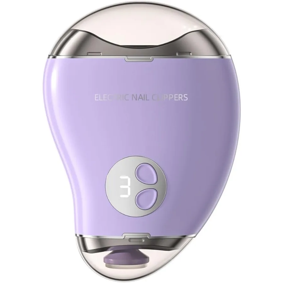 

MangoShaped Electric Clipper and Grinder 2in1 Double Head Electric Nail Clipper Charging Nail Sharpener for Home and Travel Use