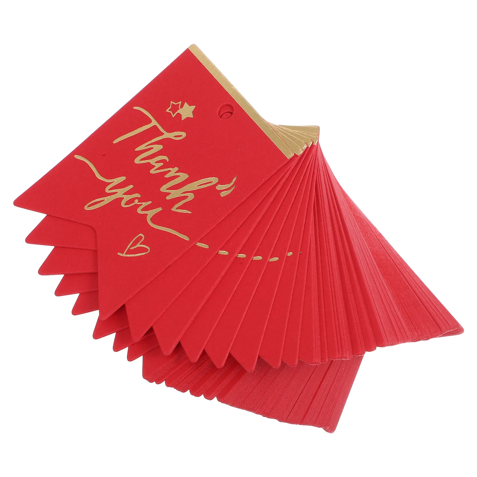 

100pcs Gift Packaging Tag Premium Craft Paper Thank You Label For Wedding Shower Birthday Party Decorative Round Diy