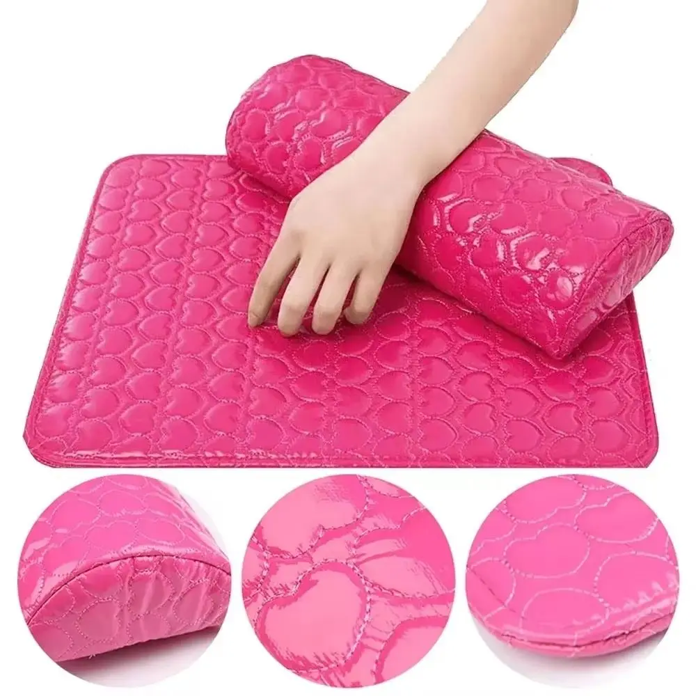 1Pcs Durable Sponge Nail Art Sponge Pillow Soft 7 Colors Manicure Hand Rest Detachable Washable Nail Arm Pillow Palm Rest