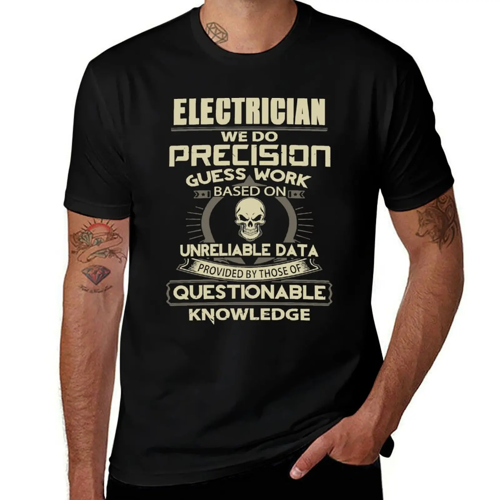 

funny electrician T-Shirt t shirt custom print t shirt for man 100 percent cotton man t shirt luxury T-shirt