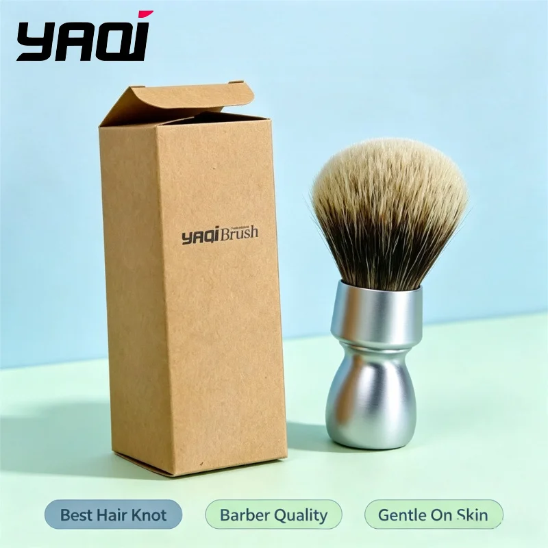 ‌-2026-yaqi-プロフェッショナルマットクロームカラーメタルハンドル-メンズ用低刺激性ヘアシェービングブラシ-バーバーツール