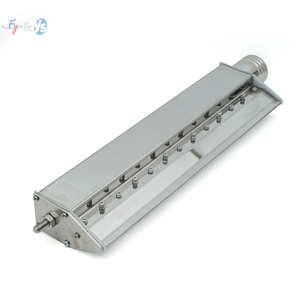 SS 304 Industrial Blower-powered Air Knife Blower Air Knife Wire Drying Air Knife Wind Air Jet Knife Customized 100-1000mm