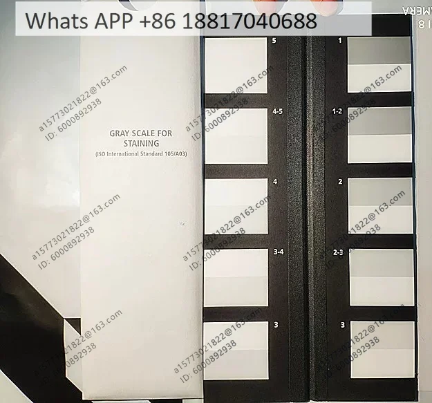 1PCS, gray card, stained/discolored gray card, color fastness assessment color card ISO105 A02/A03