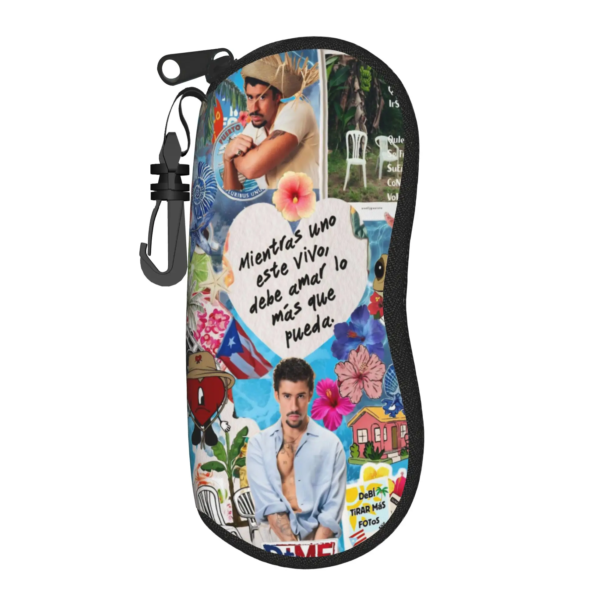 Bad Bunny DTMF Tour 2026 Glasses Case Gifts For Girl Boy  Accessories  Eyewear Storage Box Charming Eye Contacts Case