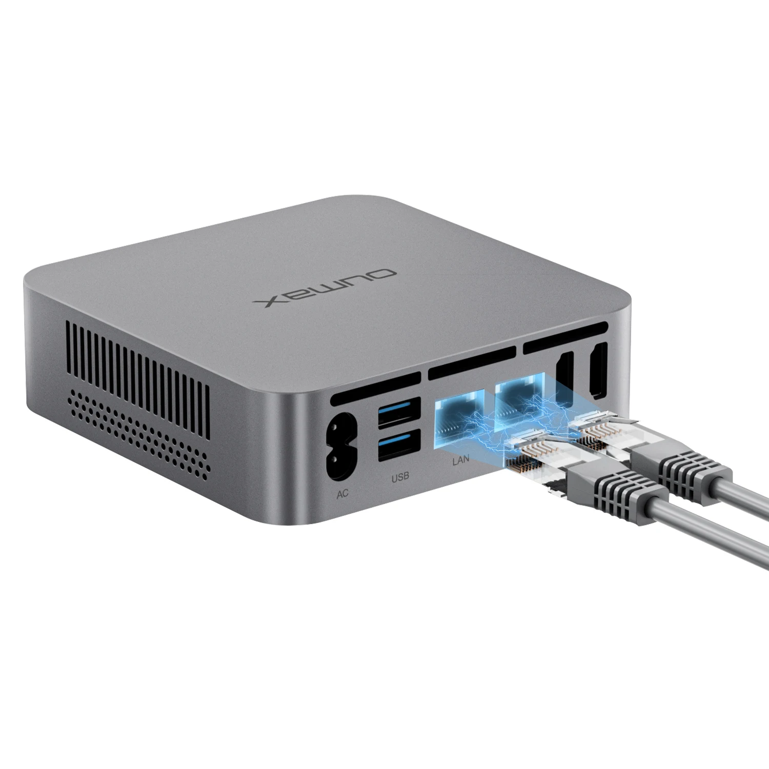With WiFi 6 BT5.2 USB 3.2 Dual RJ45 2.5G 16G DDR5 SSD Storage 