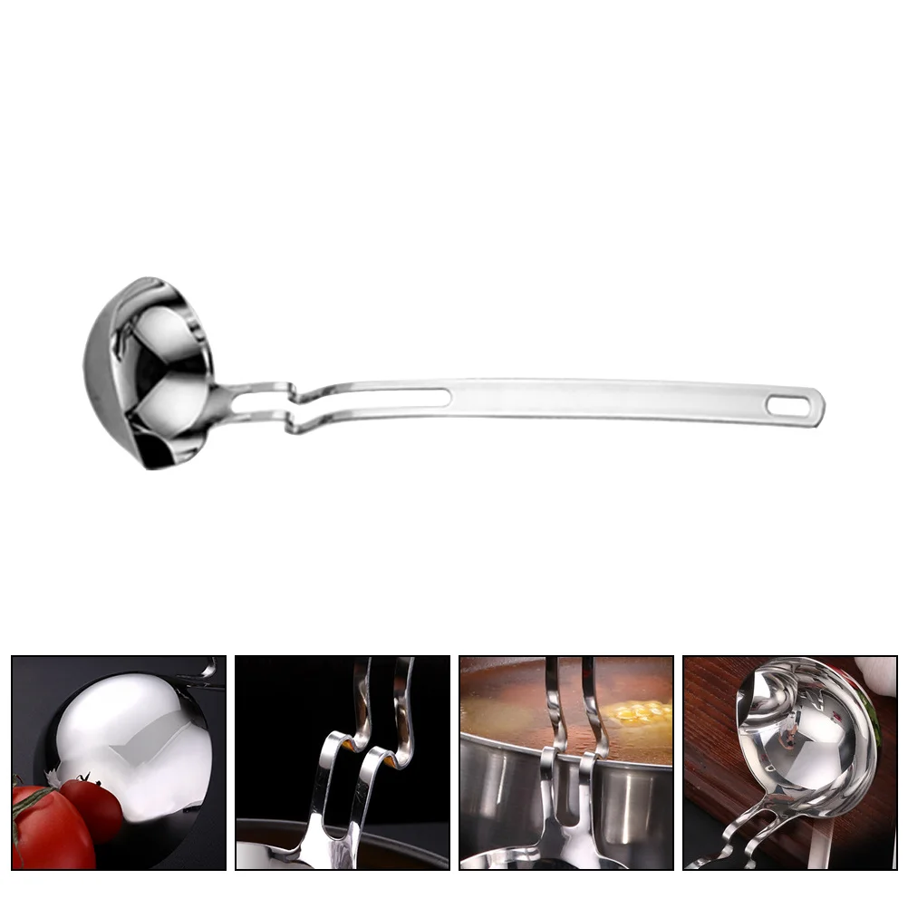 

Oil Filter Spoon Stainless Steel Soup Oil Separator Ladle Kitchen Gadget Hot Pot Restaurant Use Grease Filter Skimmer