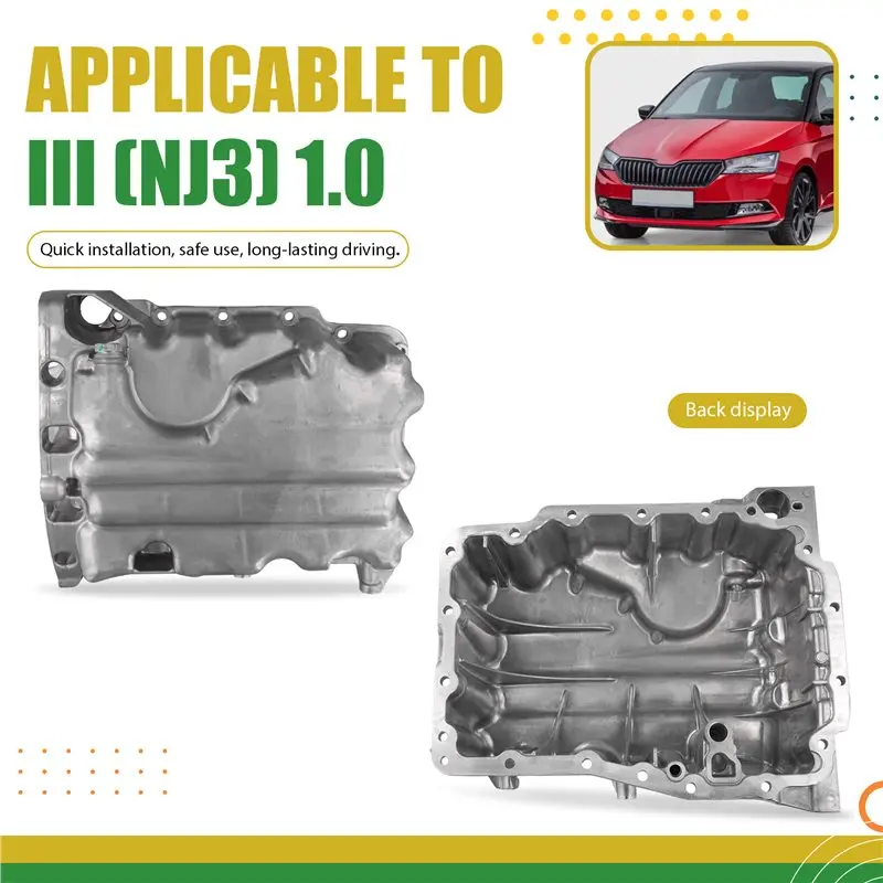 X39A-Motor Aluminium Ölwanne Sumpf 04C103603K 04C103603Q 04C103601C Für VW Seat Skoda Fabia Octavia 1,0 Ölwanne Shell