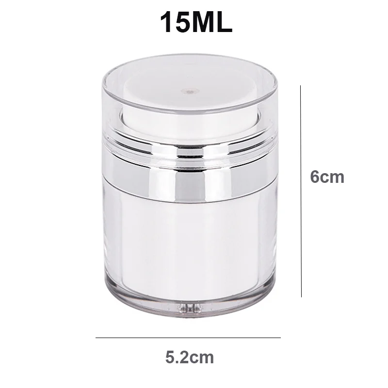 100ML Transparent Empty Creams Pump Jar Travel Makeup Tool Storage Portable Refillable Cosmetic Cream Container Cans for Women