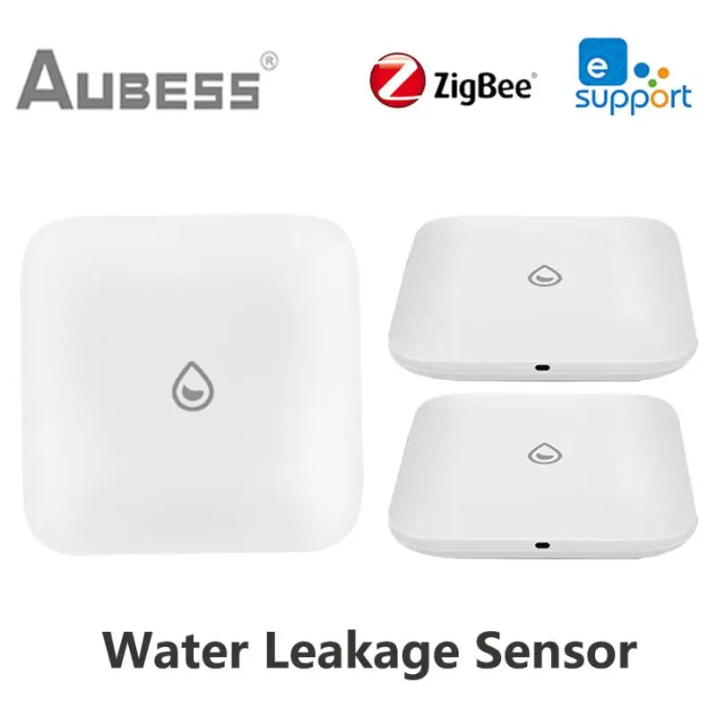 

Смарт-датчик утечки воды EWelink APP Zigbee, Умный домашний детектор утечки воды в режиме реального времени, требуется концентратор для оповещения о прожекторе