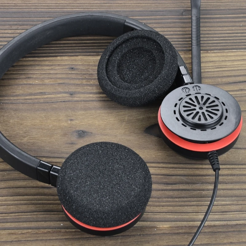 Almohadillas de repuesto para auriculares Jabra Evolve 20 20se 30 30II 40 65 65, funda de esponja de espuma viscoelástica suave