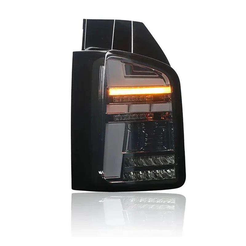 سيارة الضوء الخلفي ل Volkawagen vw Multivan Caravelle T5 2011-2015 كامل مصباح ليد خلفي ديناميكية بدوره مصباح إشارة الذيل مجموعة مصابيح #5