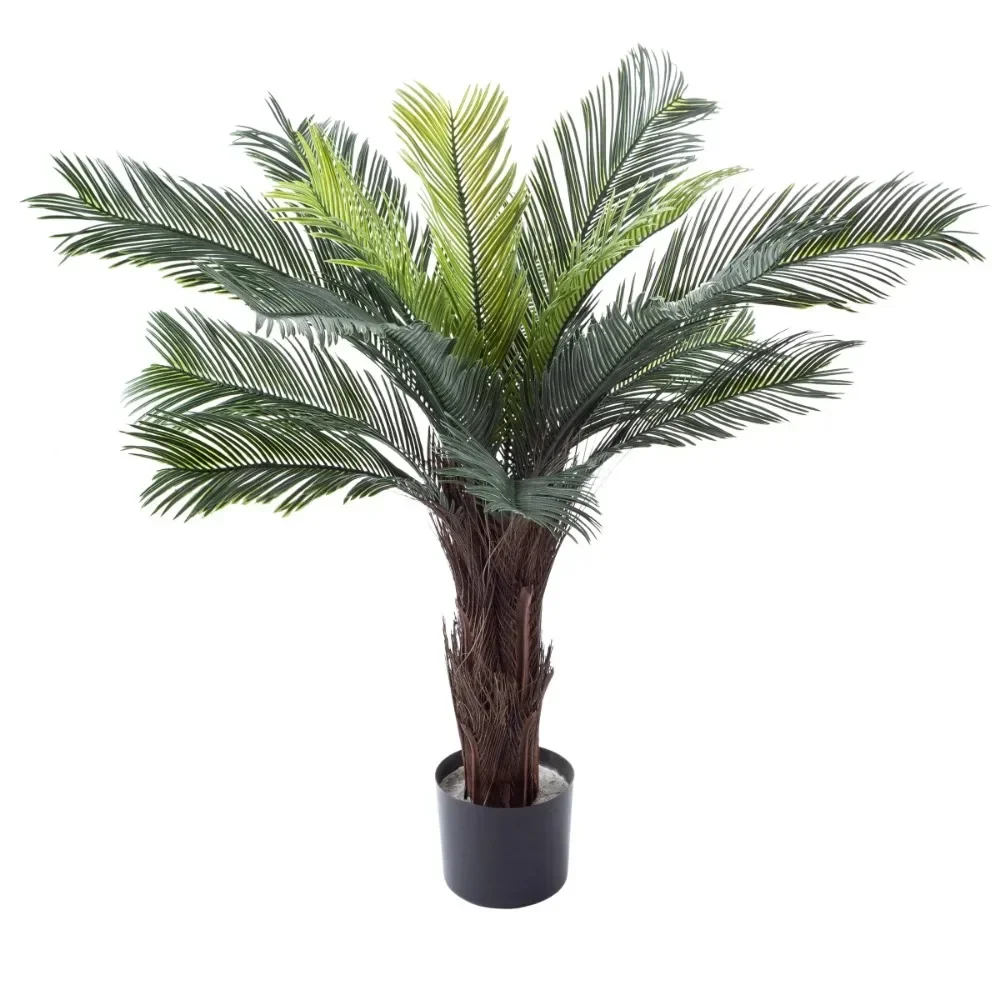 # Hot Sales Artificial Cycas Palm Tree Potted Faux Plant Bonsai Home Decoration Room Decor Plants Decorations Festive Party Supp