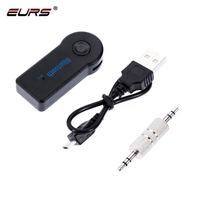 2 v 1 bezdrátový Bluetooth 5.0 přijímač adaptér 3.5mm hever pro auto hudba audio aux a2dp sluchátka reciever handsfree