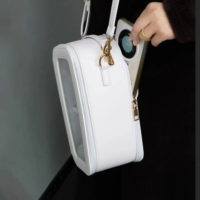 Original BJD Puppen Schutz Tasche Große Kapazität Platz Multifunktions Tasche Persönlichkeit Taschen für 30 cm Mini Figuren Figuren